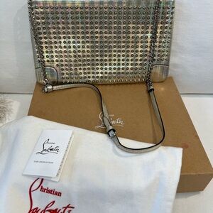 Christian Louboutin Specchio Galactic Spikes Shoulder Women’s Handbag/Clutch